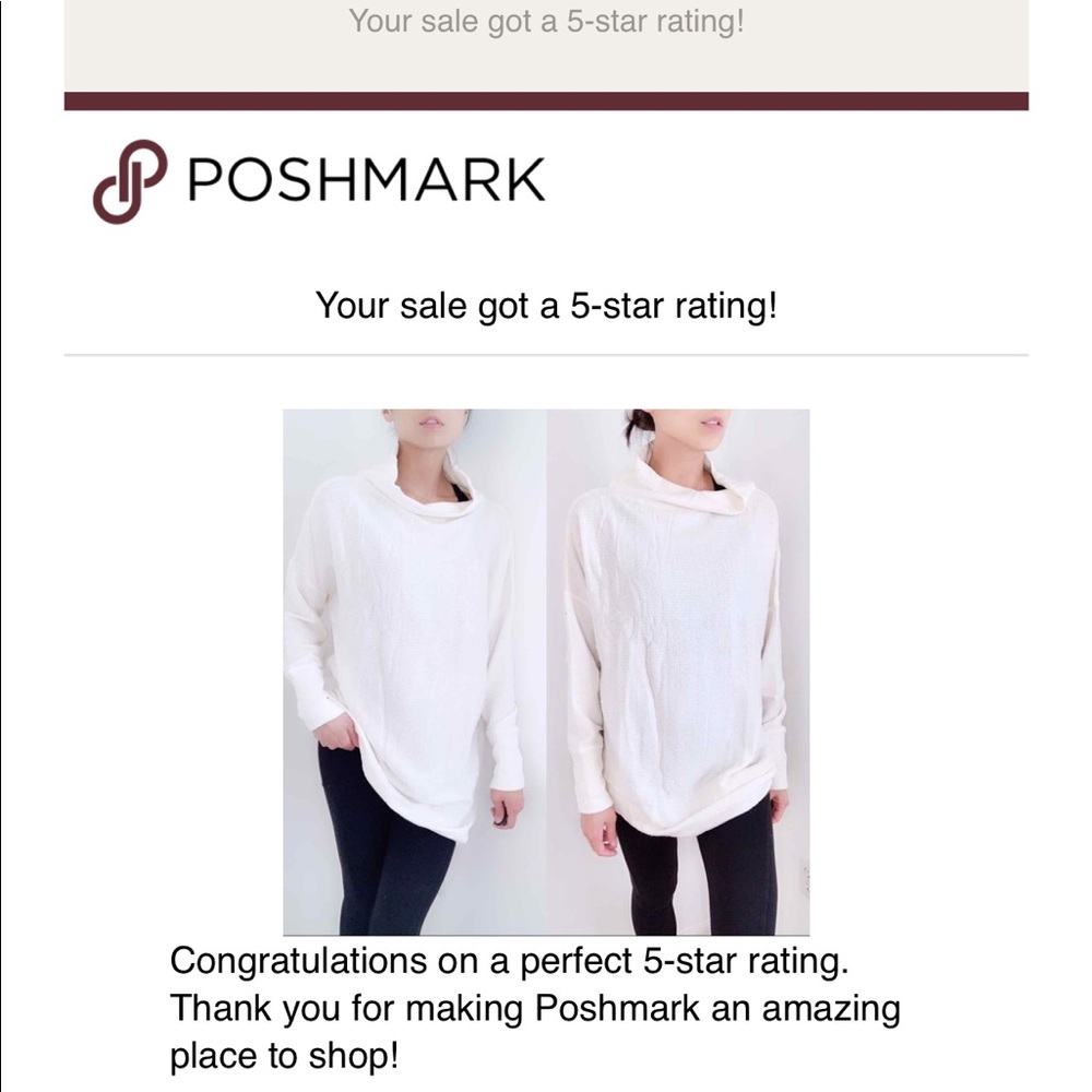 Cowl Neck Knit Sweater TOP - WHITE - Picture 2 of 5